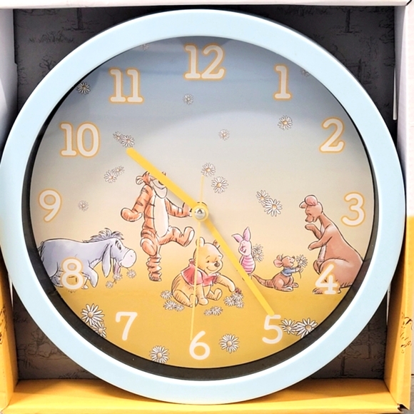 Disney Other - 🆕️ Winnie The Pooh & Friends Light Blue Wall Clock